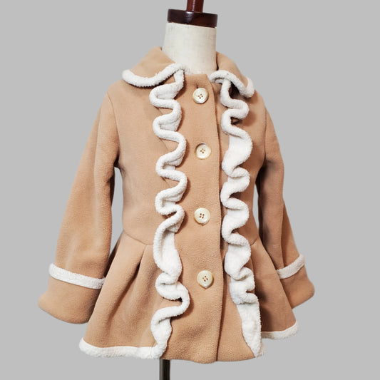 Toddler Girl Trench Coat Long Winter Jacket