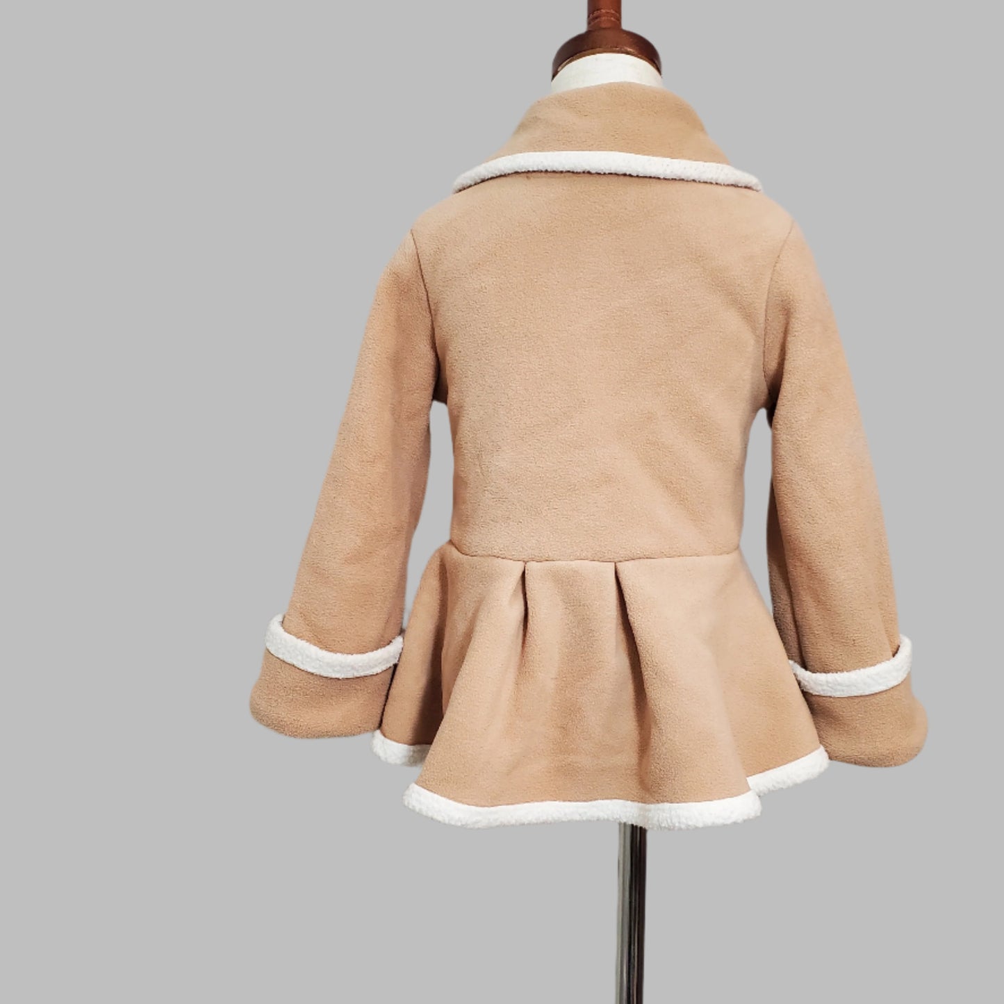 Toddler Girl Trench Coat Long Winter Jacket